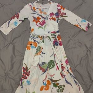 Floral Wrap Dress